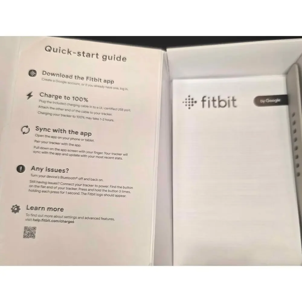 Fitbit Charge6 Fitness Tracker with Google Apps Heart Rate on Exercise Equipment